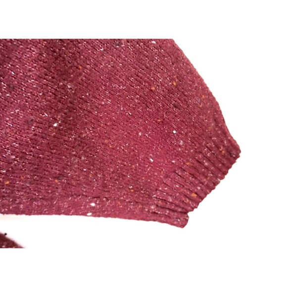 Weatherproof Fair Isle Sweater Sz XXL Burgundy Navy Crew Neck Y2K VTG Preppy - Picture 5 of 10